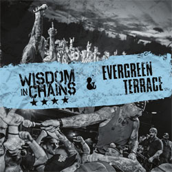 Album cover: Wisdom in Chains & Evergreen Terrace - split EP
